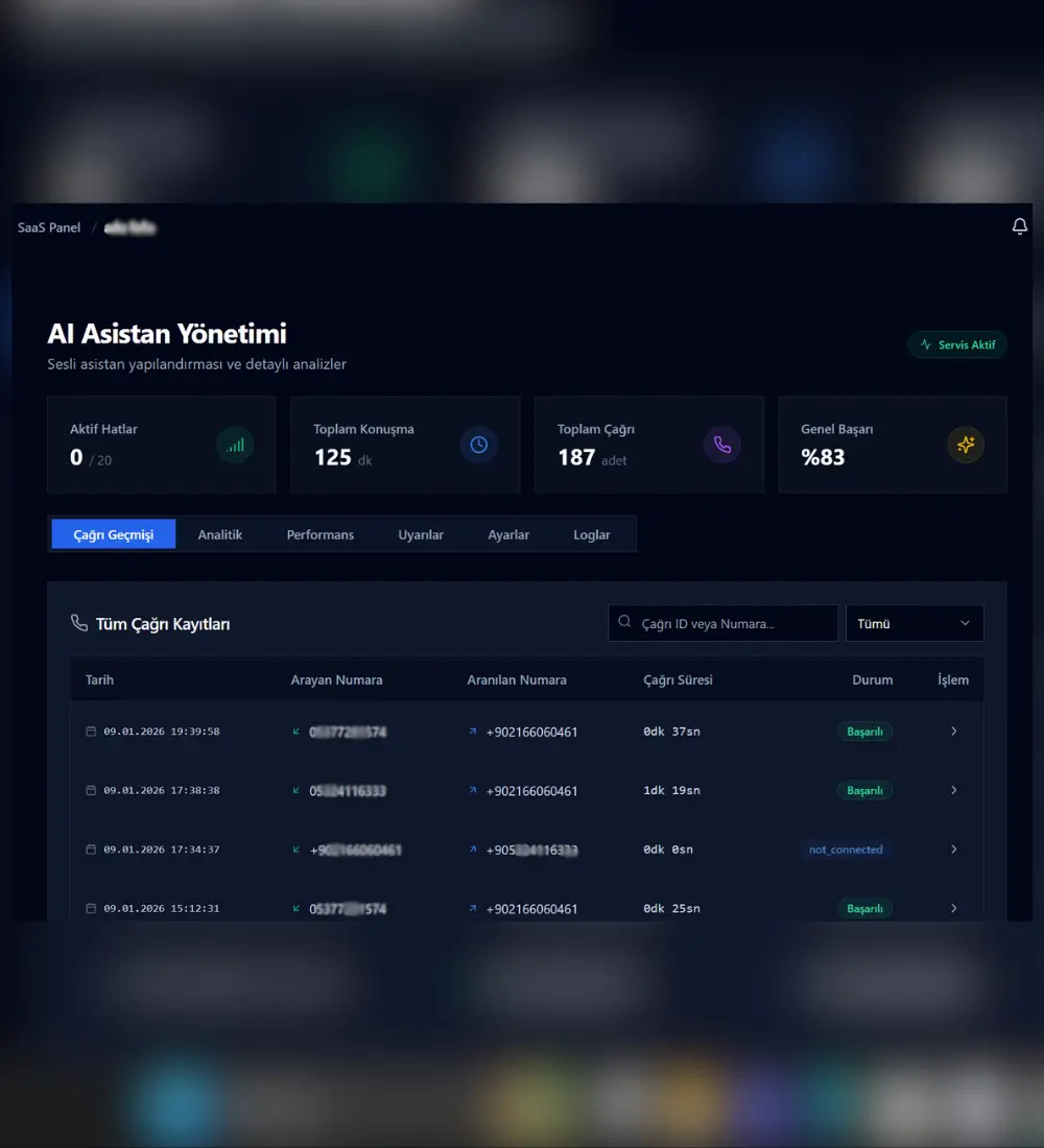 Monvigo360 yapay zeka telefon asistanı12